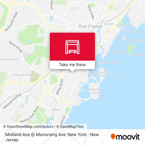 Midland Ave @ Manursing Ave map