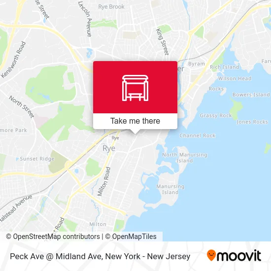 Peck Ave @ Midland Ave map