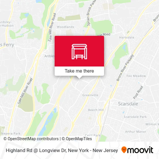 Mapa de Highland Rd @ Longview Dr