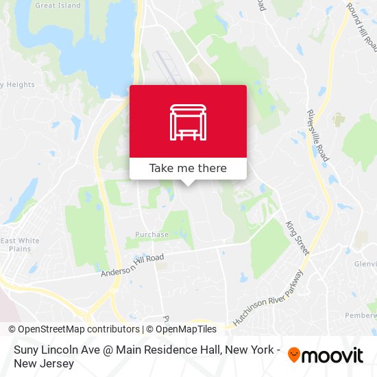Mapa de Suny Lincoln Ave @ Main Residence Hall