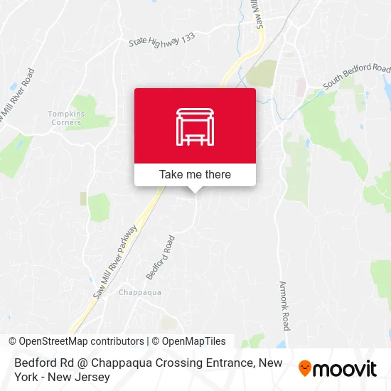 Bedford Rd @ Chappaqua Crossing Entrance map