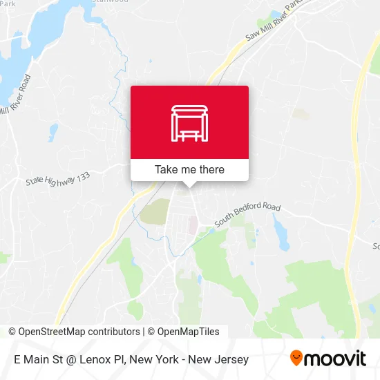 E Main St @ Lenox Pl map