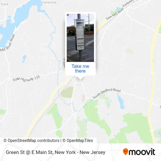 Green St @ E Main St map