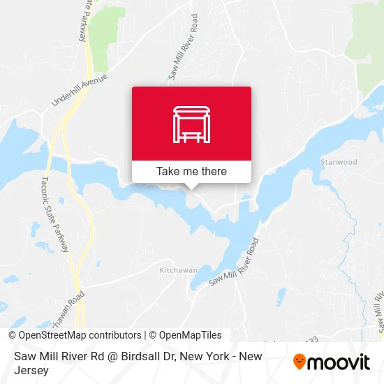 Saw Mill River Rd @ Birdsall Dr map