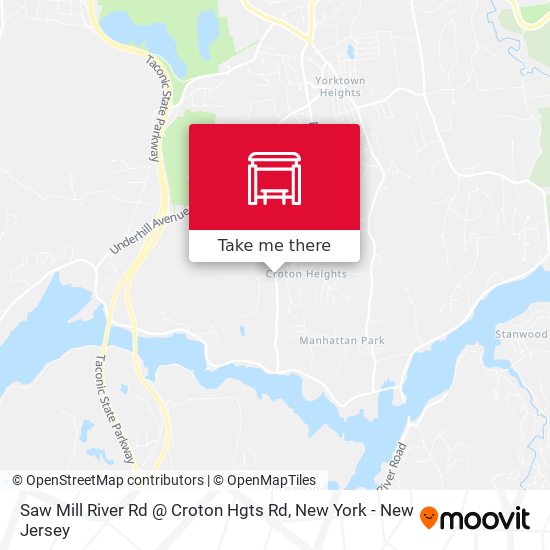Mapa de Saw Mill River Rd @ Croton Hgts Rd