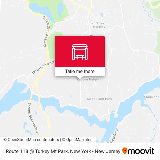 Route 118 @ Turkey Mt Park map