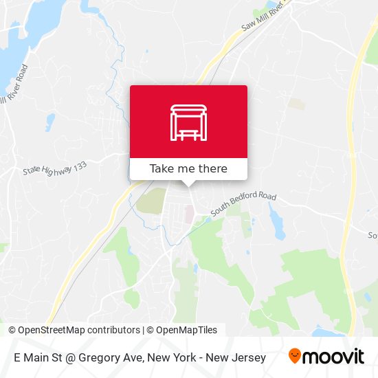 E Main St @ Gregory Ave map