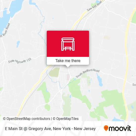 E Main St @ Gregory Ave map