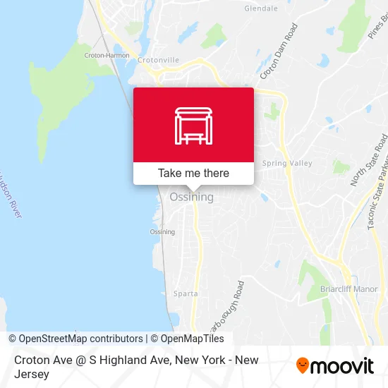 Croton Ave @ S Highland Ave map