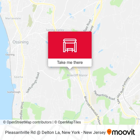 Pleasantville Rd @ Delton La map