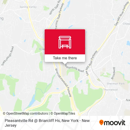 Pleasantville Rd @ Briarcliff Hs map