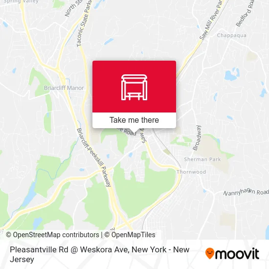 Pleasantville Rd @ Weskora Ave map