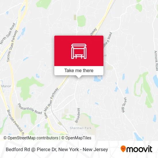 Bedford Rd @ Pierce Dr map