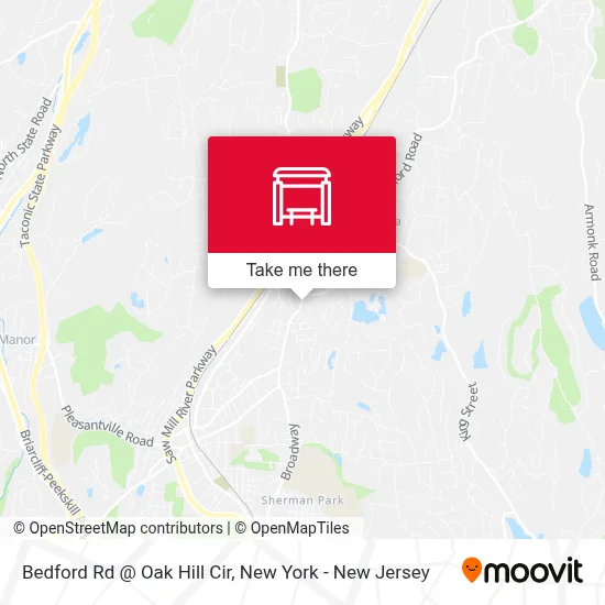 Bedford Rd @ Oak Hill Cir map