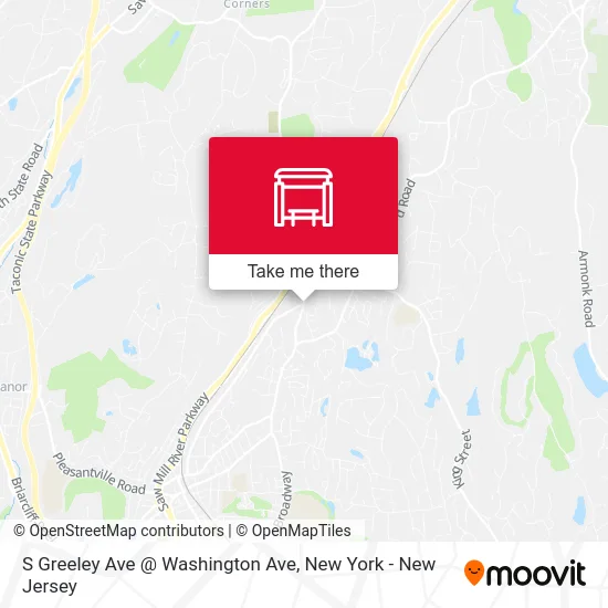 S Greeley Ave @ Washington Ave map