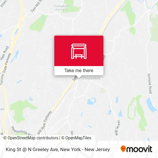 King St @ N Greeley Ave map