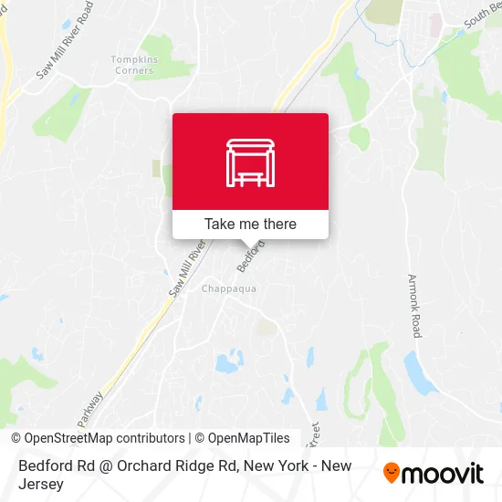 Bedford Rd @ Orchard Ridge Rd map