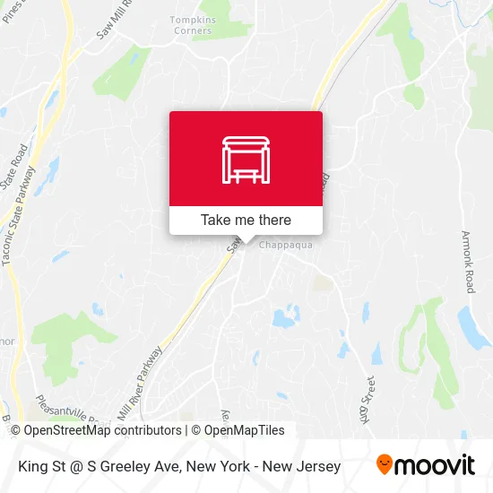 King St @ S Greeley Ave map