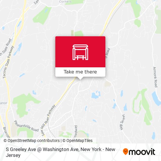 S Greeley Ave @ Washington Ave map
