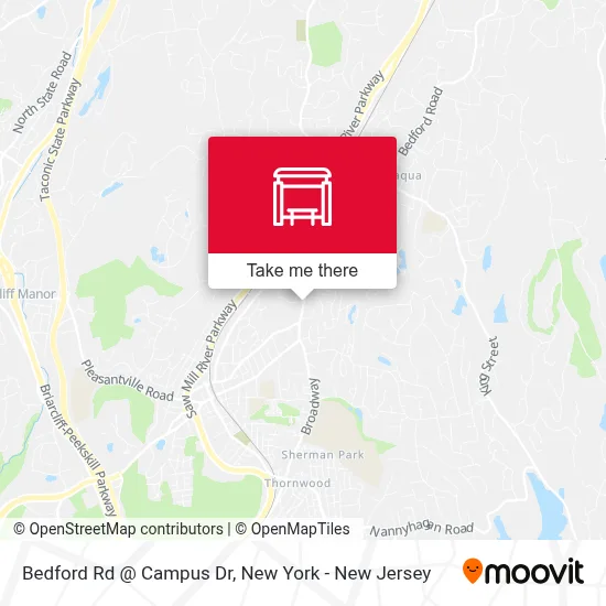 Bedford Rd @ Campus Dr map