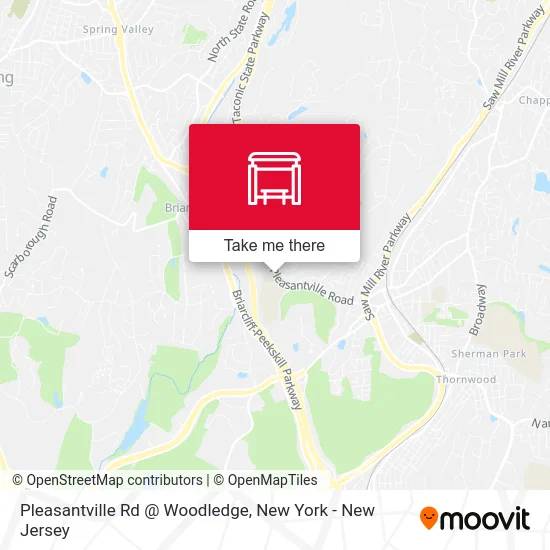 Pleasantville Rd @ Woodledge map