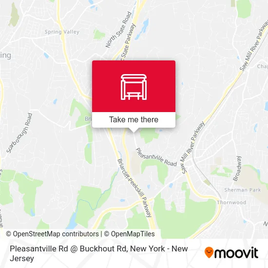 Pleasantville Rd @ Buckhout Rd map