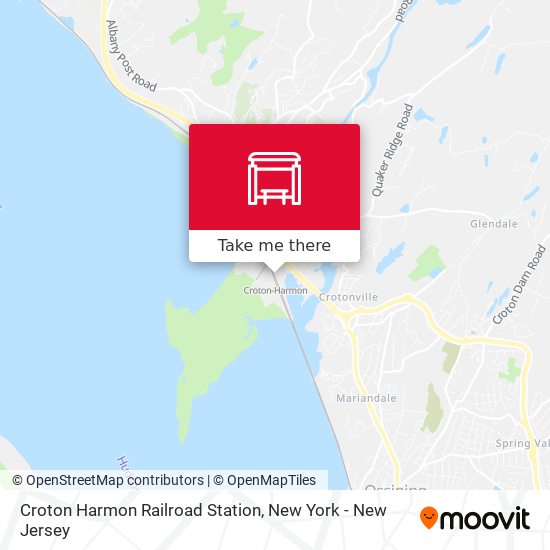 Mapa de Croton Harmon Railroad Station