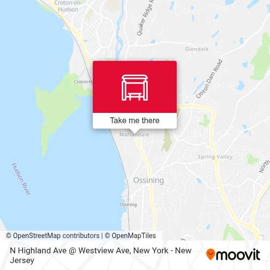 N Highland Ave @ Westview Ave map