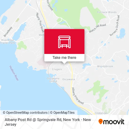 Mapa de Albany Post Rd @ Springvale Rd