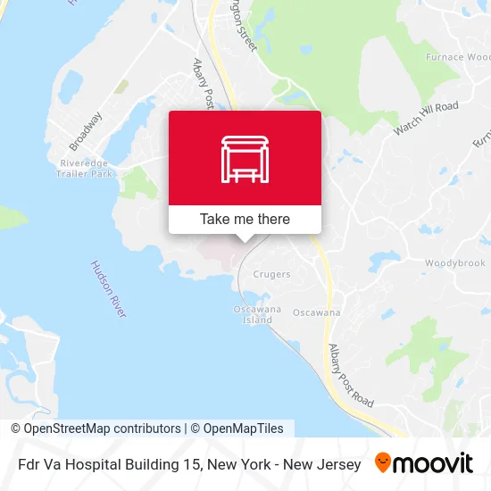 Fdr Va Hospital Building 15 map