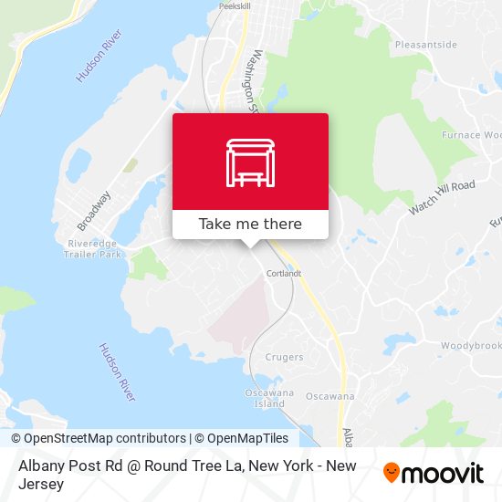 Mapa de Albany Post Rd @ Round Tree La