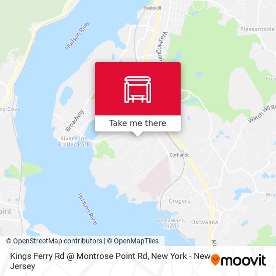 Kings Ferry Rd @ Montrose Point Rd map