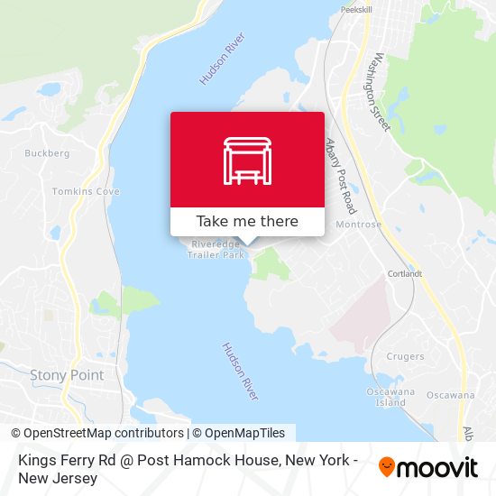 Kings Ferry Rd @ Post Hamock House map