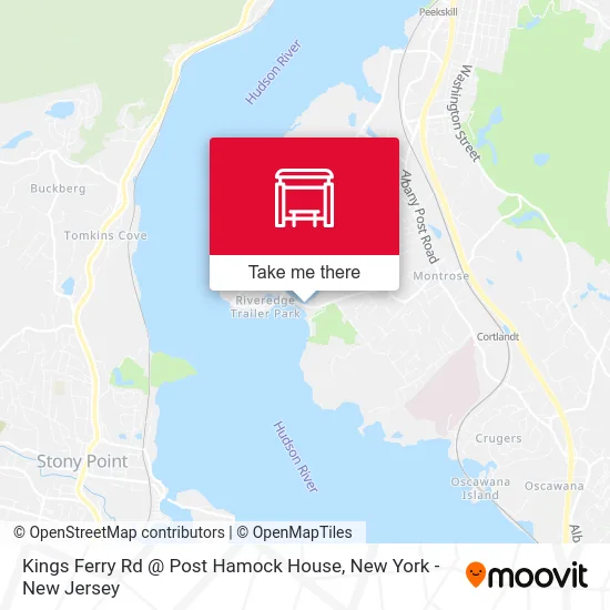 Kings Ferry Rd @ Post Hamock House map