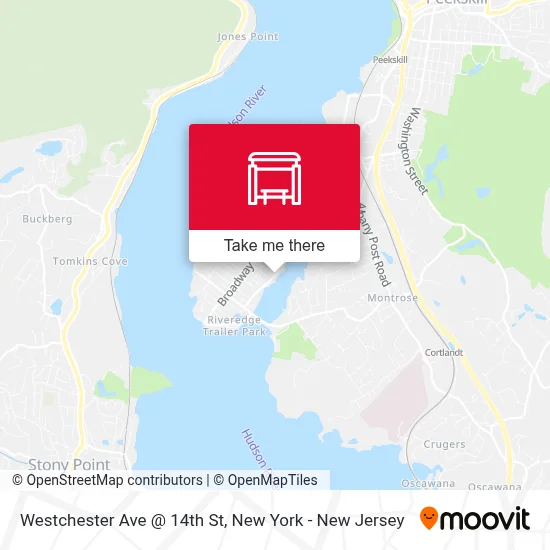 Westchester Ave @ 14th St map