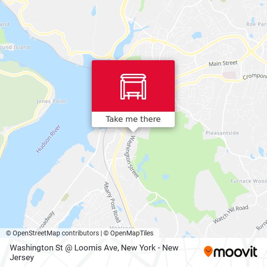 Mapa de Washington St @ Loomis Ave