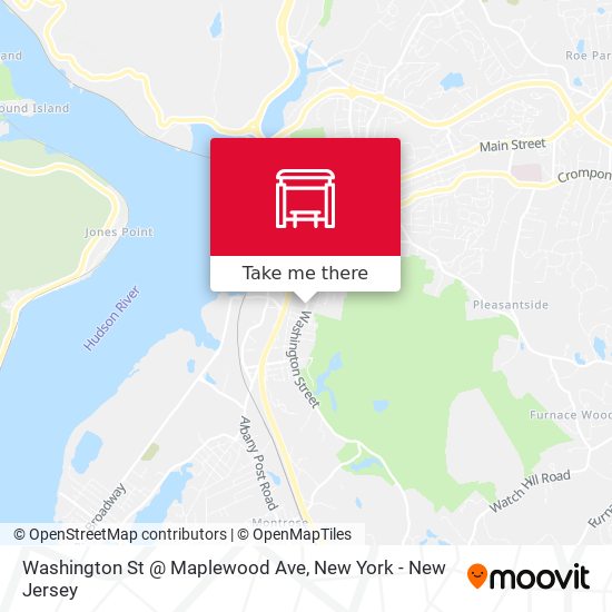 Washington St @ Maplewood Ave map
