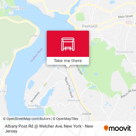 Mapa de Albany Post Rd @ Welcher Ave