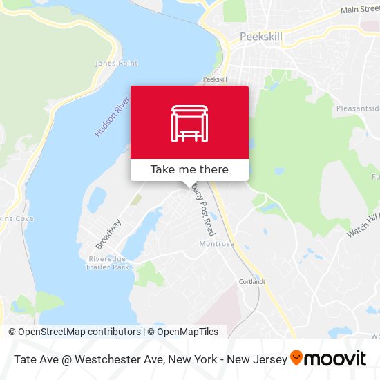 Mapa de Tate Ave @ Westchester Ave