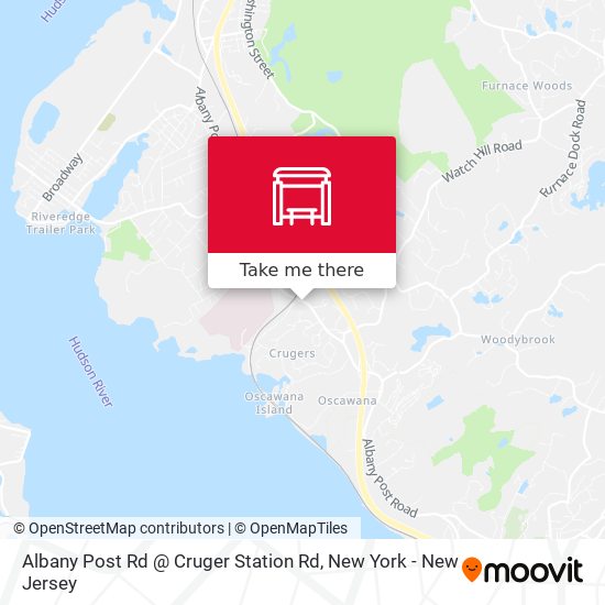 Mapa de Albany Post Rd @ Cruger Station Rd