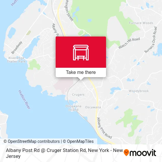 Mapa de Albany Post Rd @ Cruger Station Rd