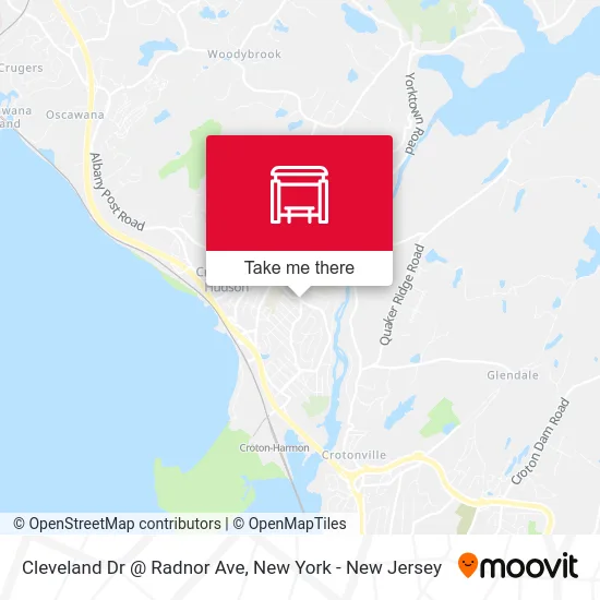 Cleveland Dr @ Radnor Ave map