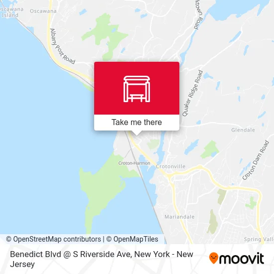 Benedict Blvd @ S Riverside Ave map