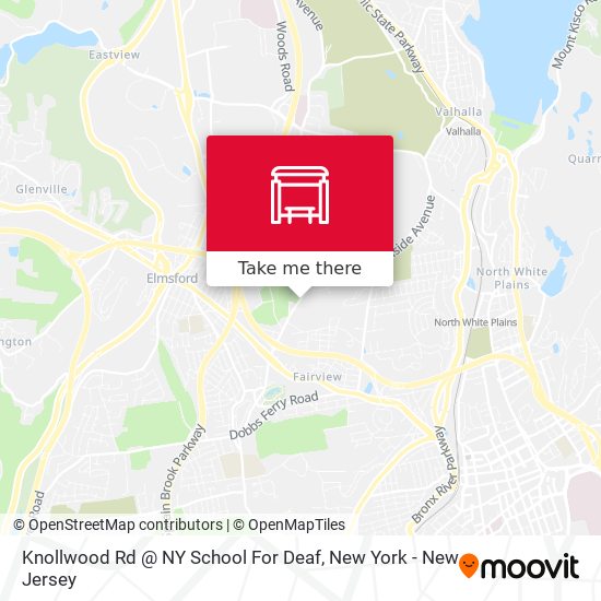 Knollwood Rd @ NY School For Deaf map