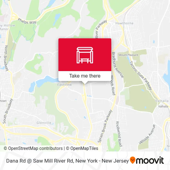 Dana Rd @ Saw Mill River Rd map