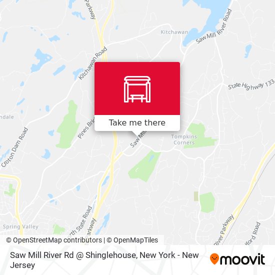 Saw Mill River Rd @ Shinglehouse map