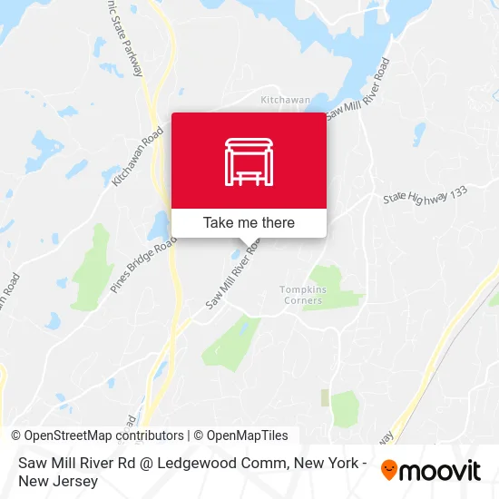 Saw Mill River Rd @ Ledgewood Comm map