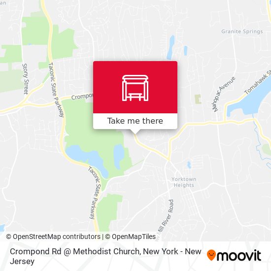 Mapa de Crompond Rd @ Methodist Church