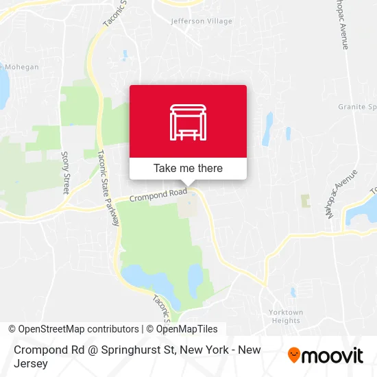 Crompond Rd @ Springhurst St map