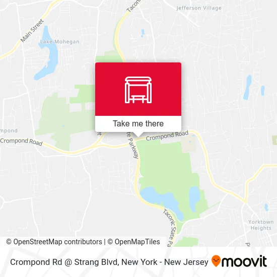 Crompond Rd @ Strang Blvd map